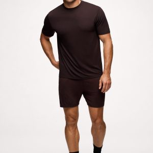 Men's Pajama Short Set | Espresso