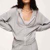 Performance Waffle Zip-Up Hoodie | Heather Grey