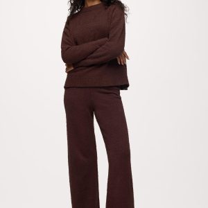 Boucle Sweater Pant | Espresso