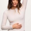 Slinky Rib Long Sleeve Shirt | Heather Fog