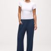 Slinky Rib Lounge Pant | Navy