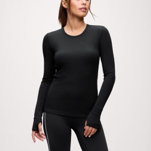 Sporty Rib Bra Long Sleeve