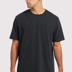 Men's Steady Seamed Tee | Black
