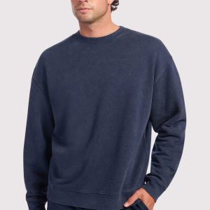Vintage Fleece Men's Crewneck | Washed Navy