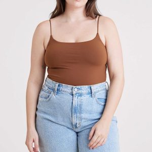 Cami Bodysuit | Chocolate