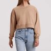 Cropped Crewneck Sweatshirt | Cinnamon