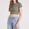 Baby Tee | Olive