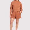 Vintage Fleece Seamed Short | Washed Clay
