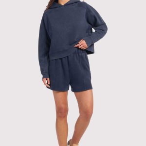Vintage Fleece Seamed Short | Washed Navy