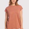 Soft Cotton Tunic Muscle Tee | Washed Clay