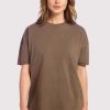 Soft Cotton Oversized Tee | Mocha