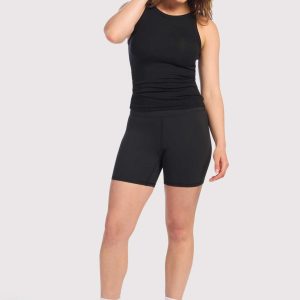High-Waist Elevate Biker Short | Black