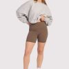 High-Waist Elevate Biker Short | Mocha