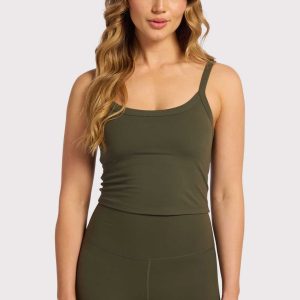 Elevate Scoop Tank | Darkest Olive