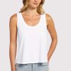 Soft Cotton Everyday Tank | White