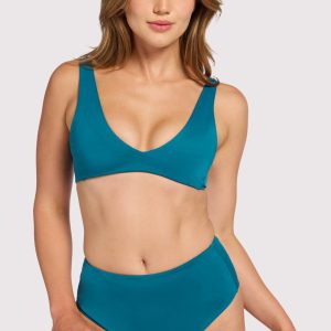 Plunge Bikini Top | Lagoon