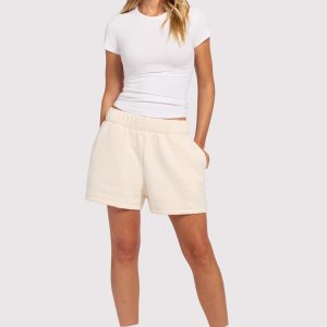 Vintage Fleece Short | Heather Bone