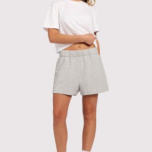 Vintage Fleece Short | Heather Grey