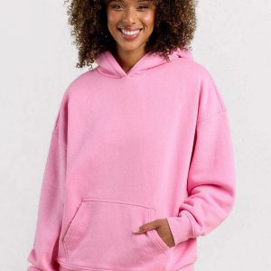 Vintage Fleece Hoodie | Bubblegum Pink