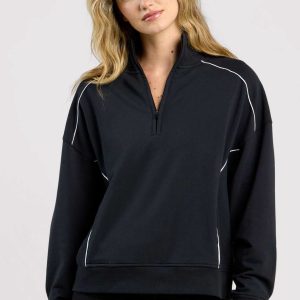 CloudTech Quarter-Zip | Black