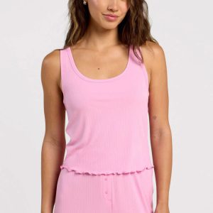 Mini Rib Tank | Bubblegum Pink
