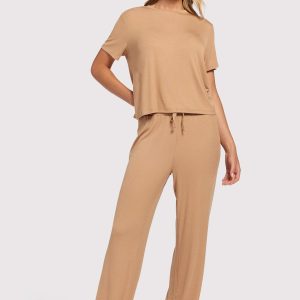 Ribbed Pajama Set | Cinnamon
