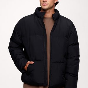 Men's Peak Puffer Jacket | Black