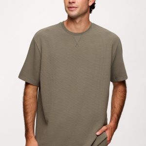 Performance Waffle T-Shirt | Olive