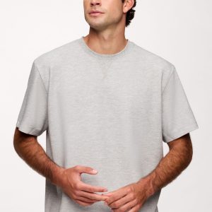 Performance Waffle T-Shirt | Heather Grey