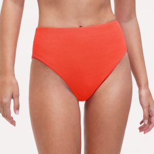 High Waist Bikini Bottom | Crispy Papaya
