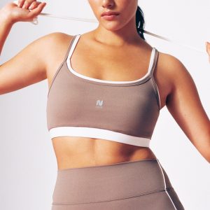 Motion Contrast Layering Bra | Cocoa