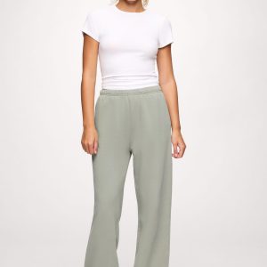Core Fleece Wide Leg Sweatpant | Pistachio