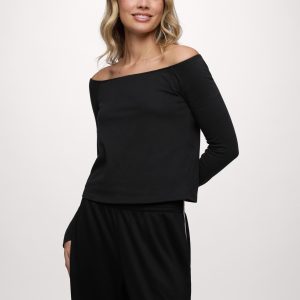 Ease Long Sleeve Top | Black