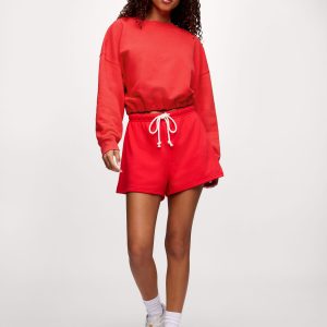 French Terry Short | Hibiscus