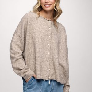 Cozy Knit Boxy Cardigan