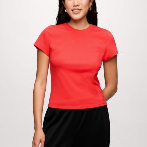 Shrunken Tee | Hibiscus